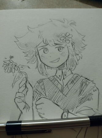 basil sketch